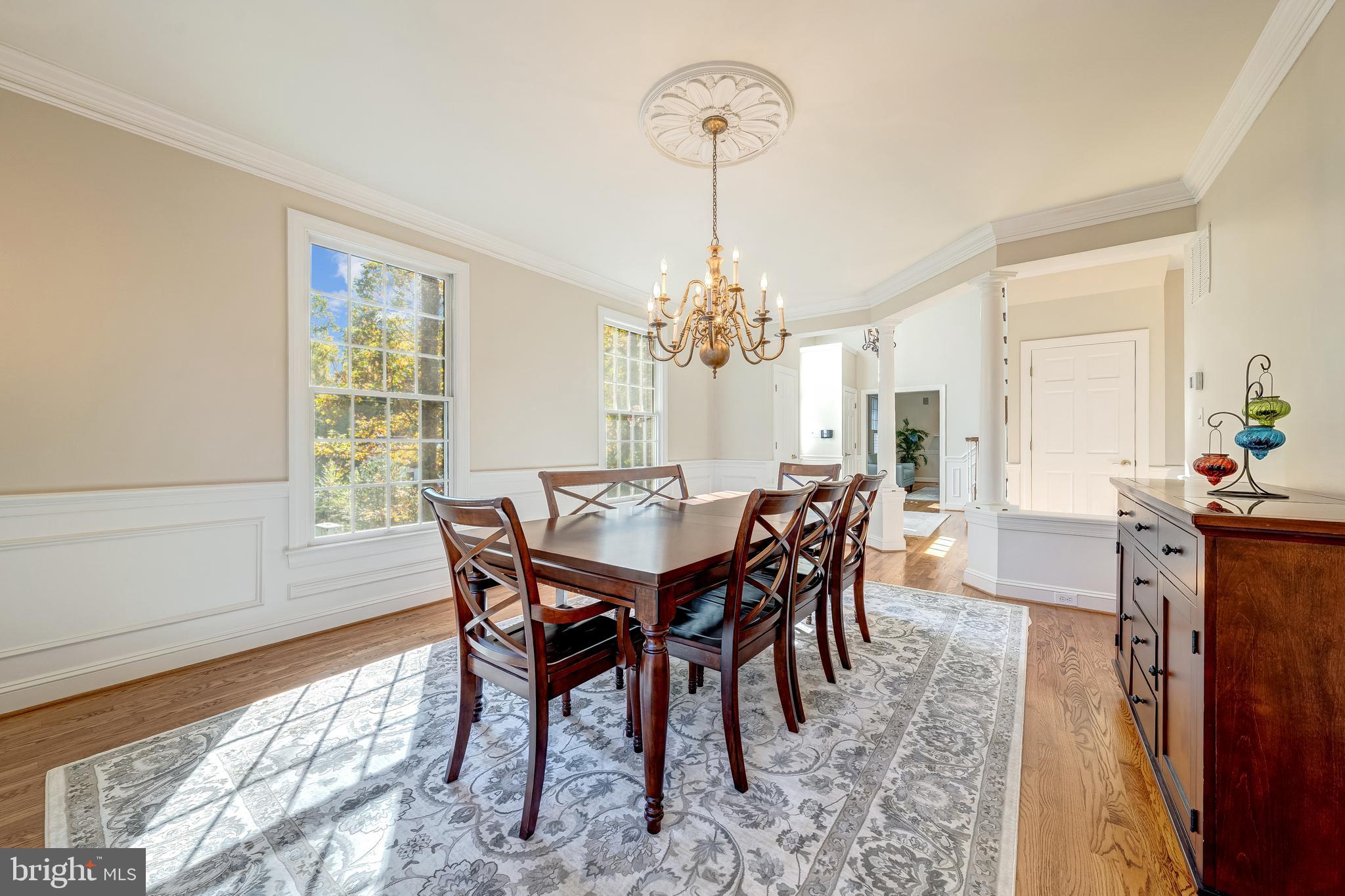 1854 Valley Wood Road McLean, VA 22101 - Photo 6 of 70 DINING ROOM COMFORTABLY SEATS 12