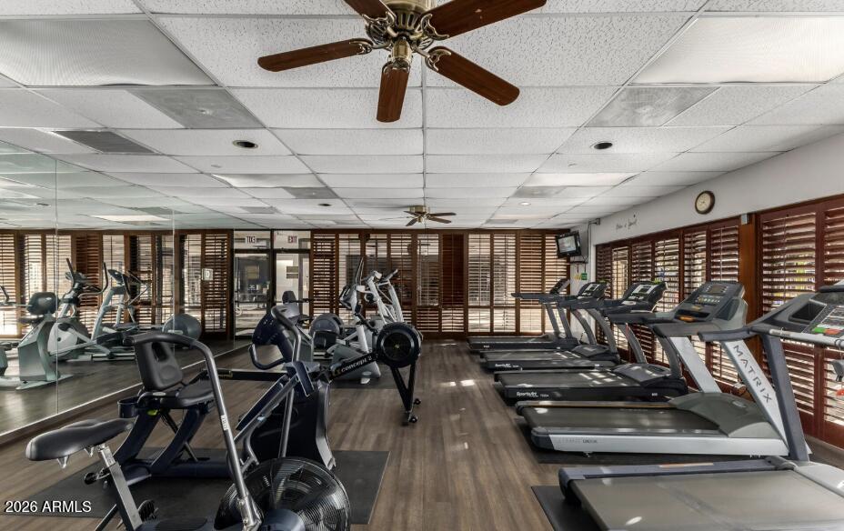 111 South Greenfield Road, Unit 547 Mesa, AZ 85206 - Photo 31 of 38 a view of a room with gym equipment