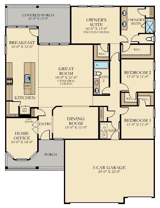 3014 Rice Field Lane Mount Pleasant, SC 29466 - Photo 2 of 2 Lexington floorplan
