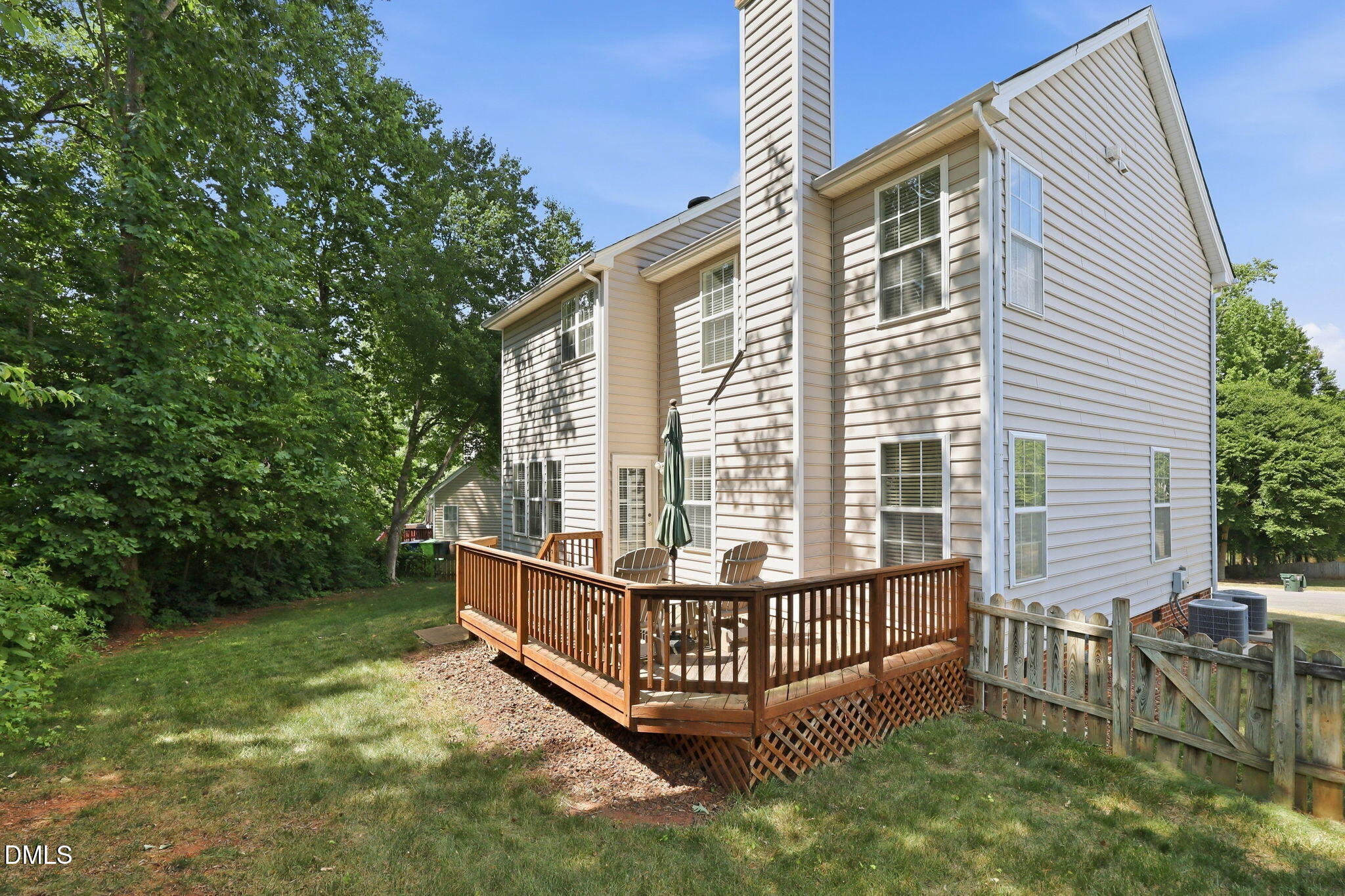 9105 Willow Valley Court Raleigh, NC 27617 - Photo 39 of 51 a view of a house with backyard and porch