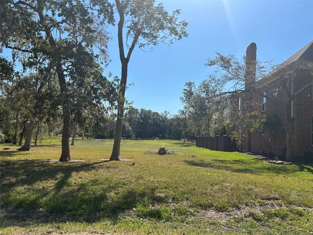 a view of yard with tree