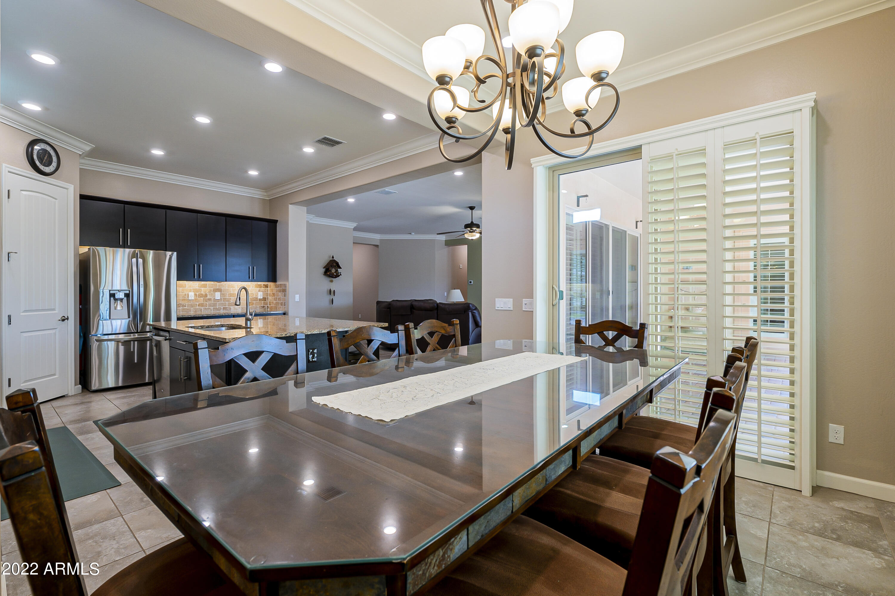 1151 East Reliant Street Gilbert, AZ 85298 - Photo 17 of 68 DINING ROOM & SLIDING DOORS