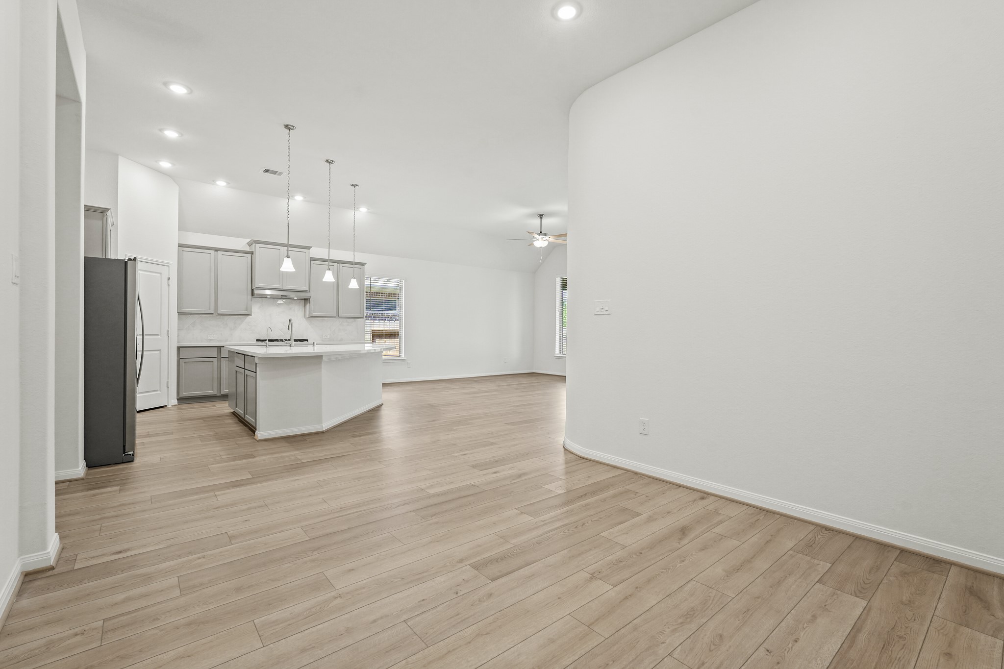 1420 Florecer Lane Magnolia, TX 77354 - Photo 10 of 22 a view of kitchen with wooden floor