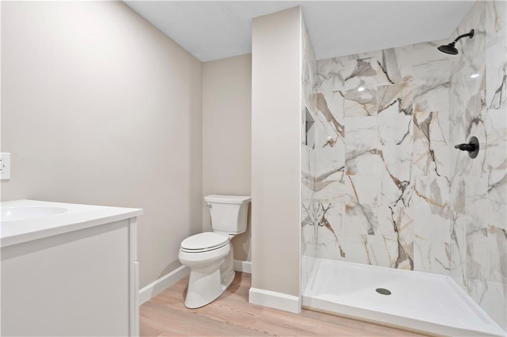 192 Baldwin Road Carnegie, PA 15106 - Photo 43 of 50 a bathroom with a toilet and a shower