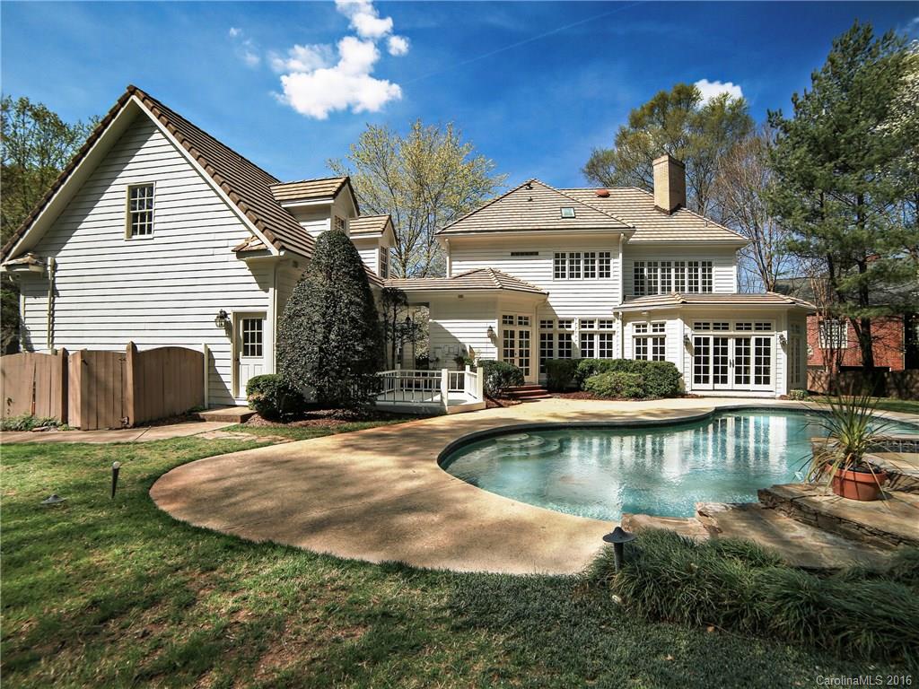 2101 Scotland Ridge Road Charlotte, NC 28211 - Photo 20 of 24 a view of a house with pool and chairs