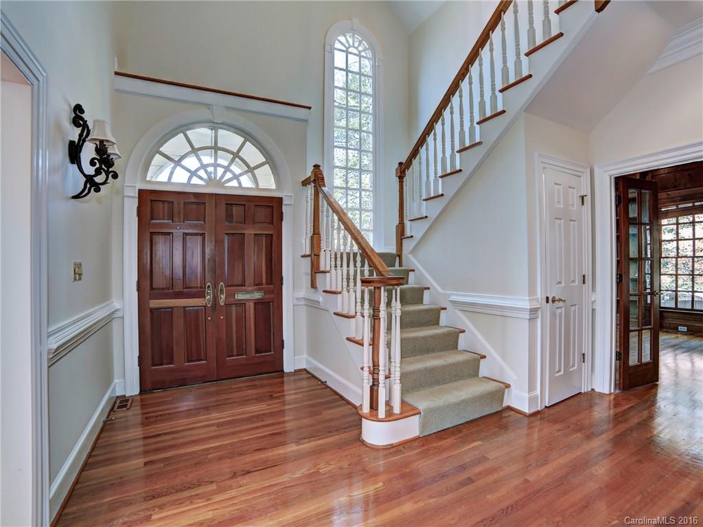 2101 Scotland Ridge Road Charlotte, NC 28211 - Photo 3 of 24 a view of entryway and hall with wooden floor