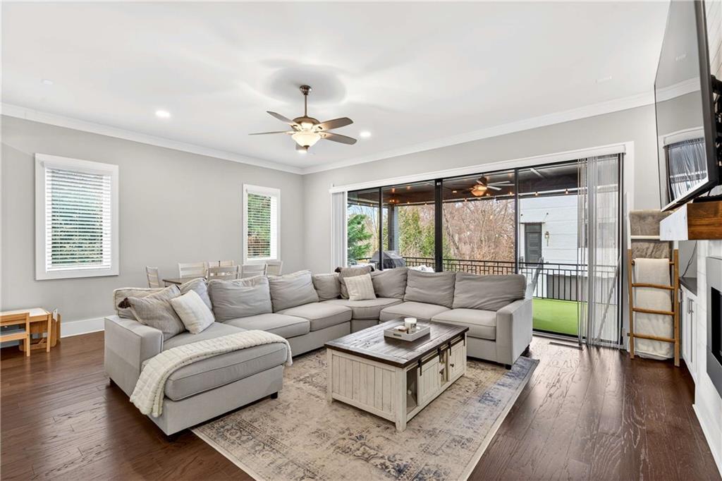 2974 Hermance Drive Northeast Atlanta, GA 30319 - Photo 12 of 38 a living room with furniture and a large window
