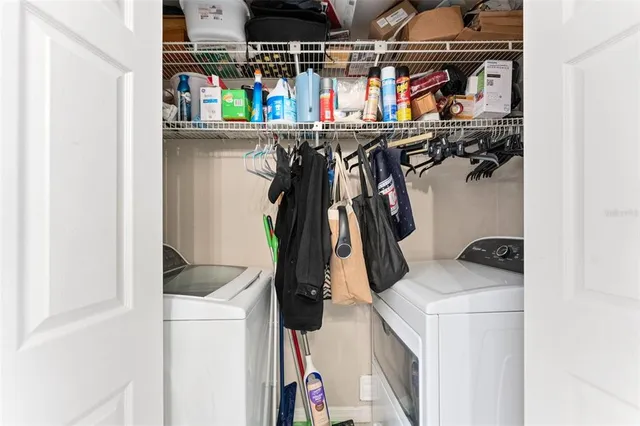 a view of a lake with houses