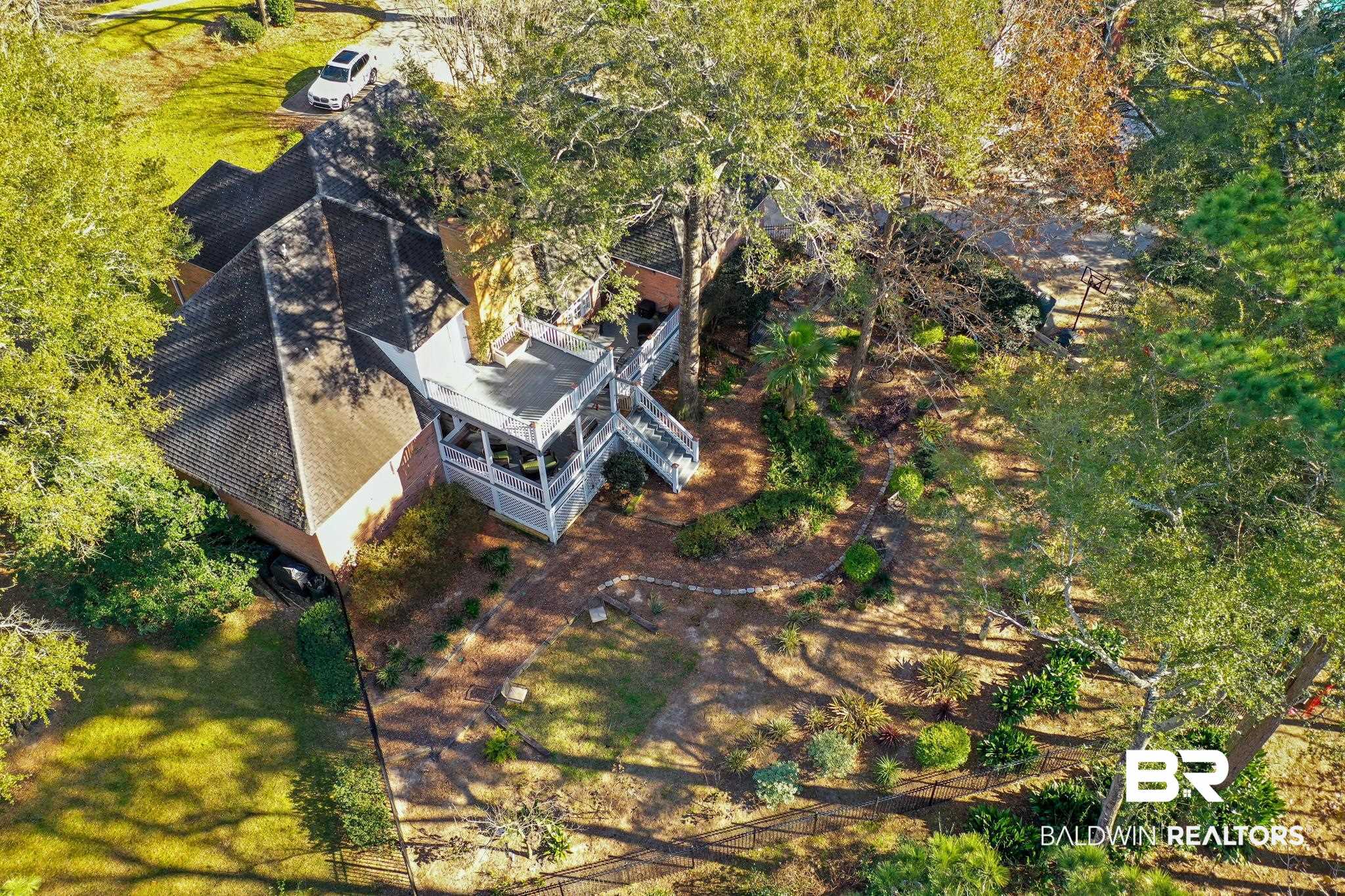 203 Potters Mills Road Daphne, AL 36526 - Photo 42 of 45 Aerial View Back Yard
