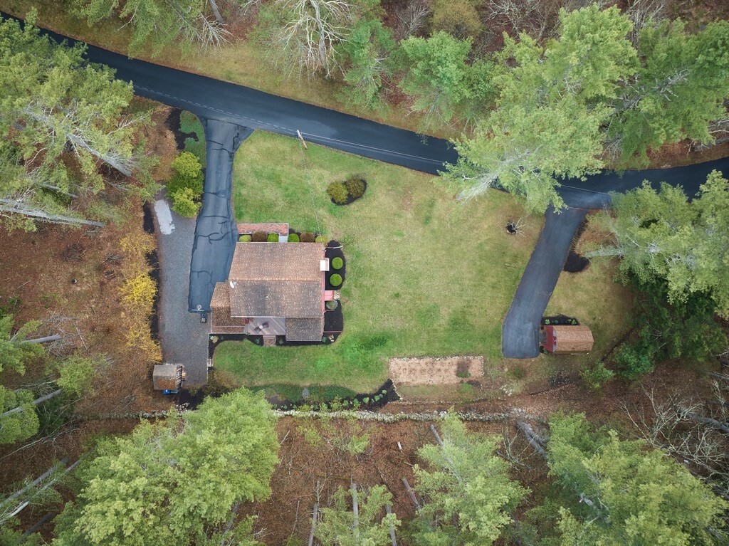 532 B Hubbardston Road Princeton, MA 01541 - Photo 35 of 41 an aerial view of a house with a yard