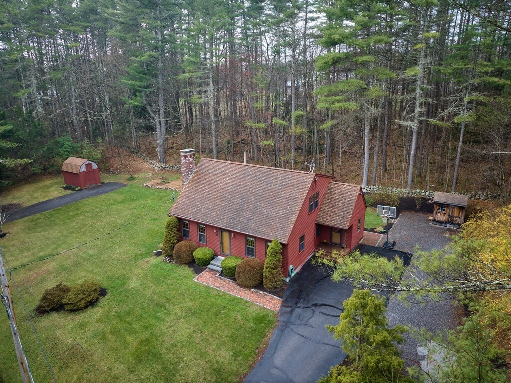 532 B Hubbardston Road Princeton, MA 01541 - Photo 36 of 41 a front view of a house with garden