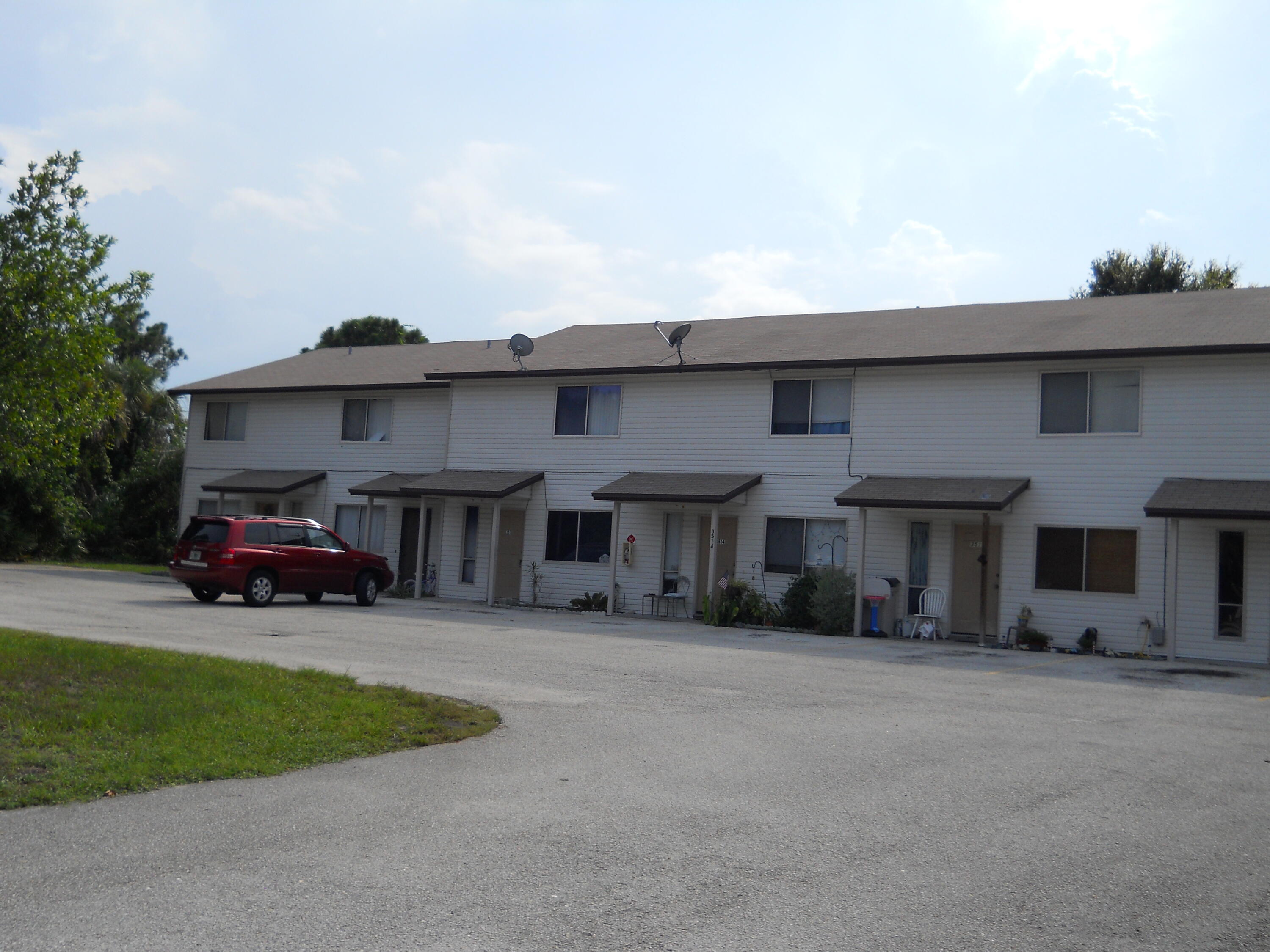 a car parked in front of house