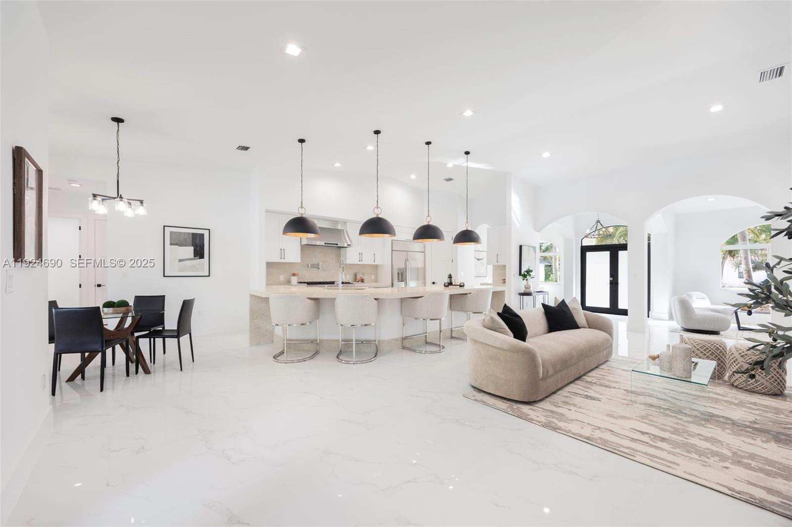 6845 Southwest 52nd Street Miami, FL 33155 - Photo 10 of 39 a large room with a lot of white furniture