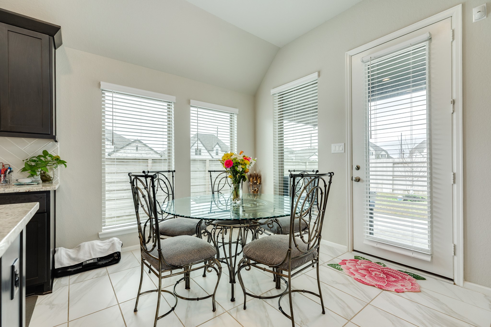 5138 Walnut Grv Lane Manvel, TX 77578 - Photo 17 of 43 a view of a dining room with furniture window and outside view