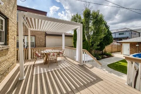 a view of a house with a patio