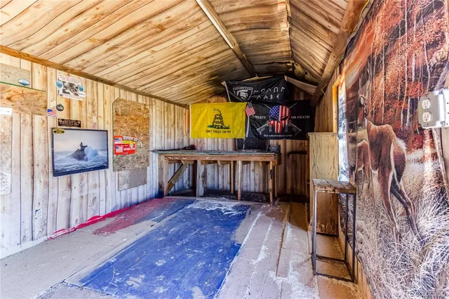 wooden view of outdoor space and city view