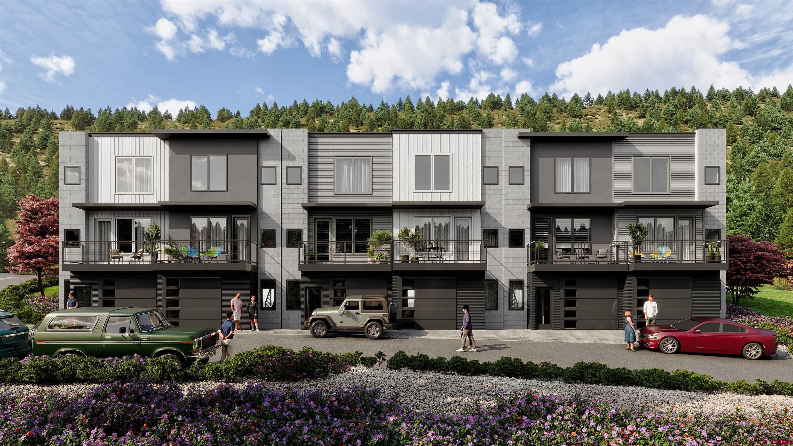 762 Goeglein Gulch Road, Unit 5 Durango, CO 81301 - Photo 35 of 43 a view of a car parked in front of a building