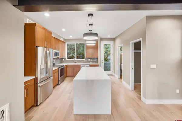 a view of front door