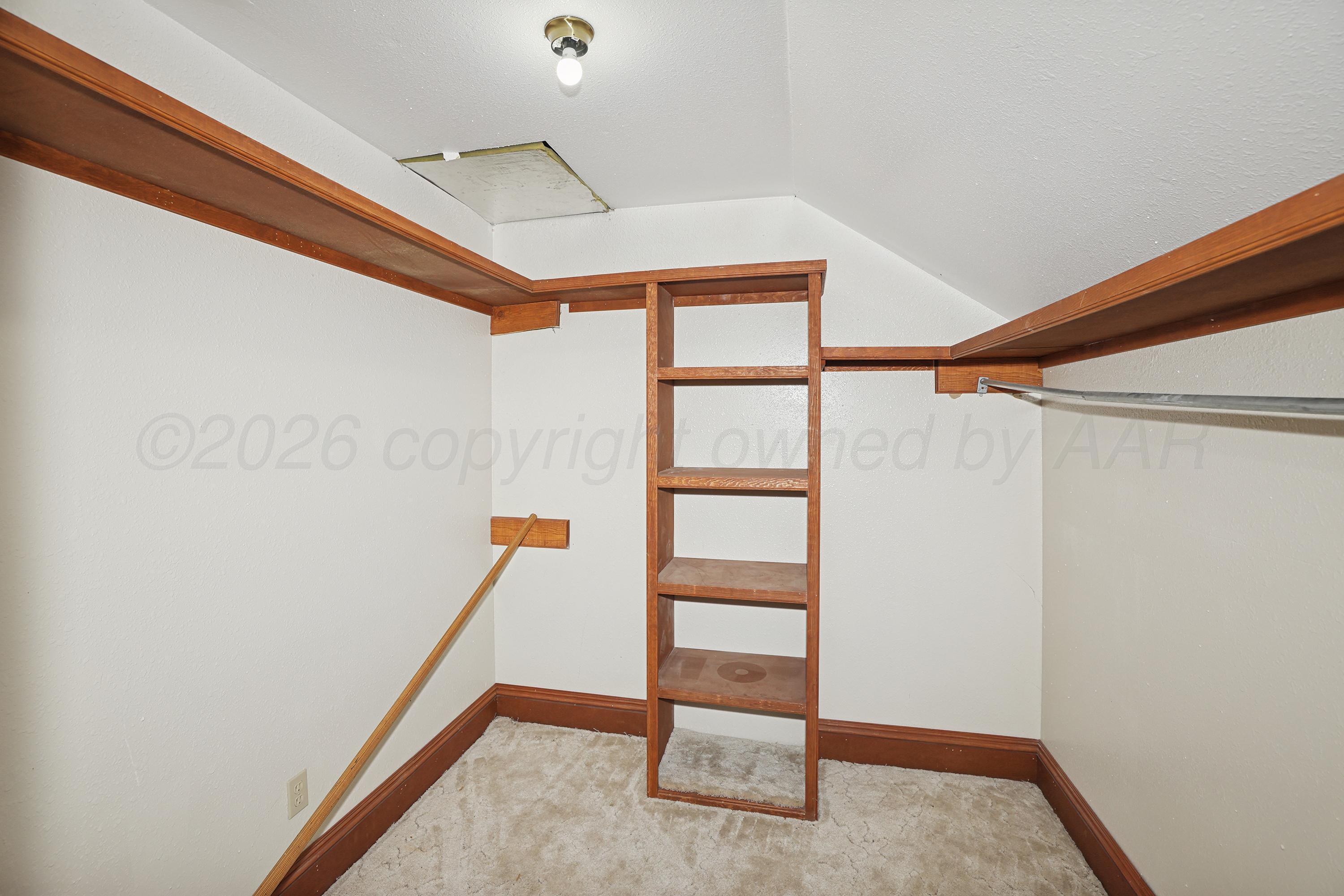 500 North Girl Scout Road Amarillo, TX 79124 - Photo 31 of 52 31-Upstairs 4th Bedroom Closet