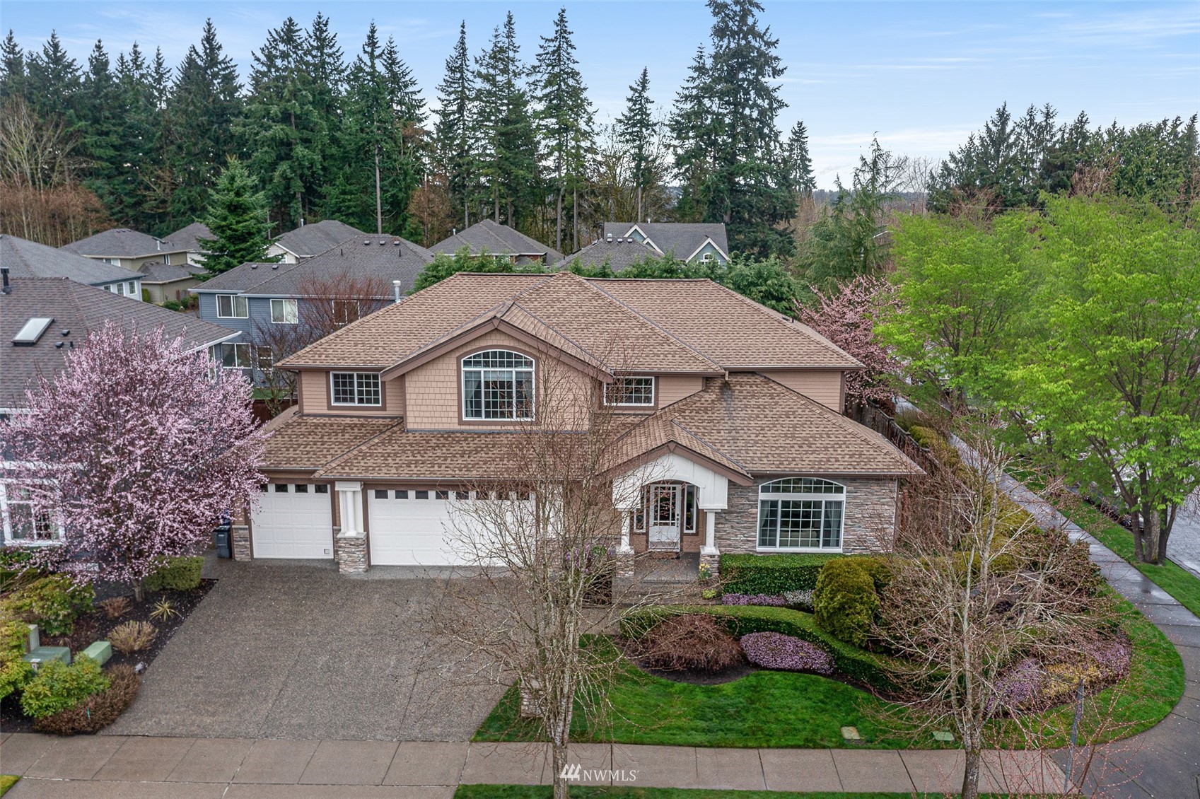 22404 5th Place West Bothell, WA 98021 - Photo 1 of 40 a aerial view of a house with a yard