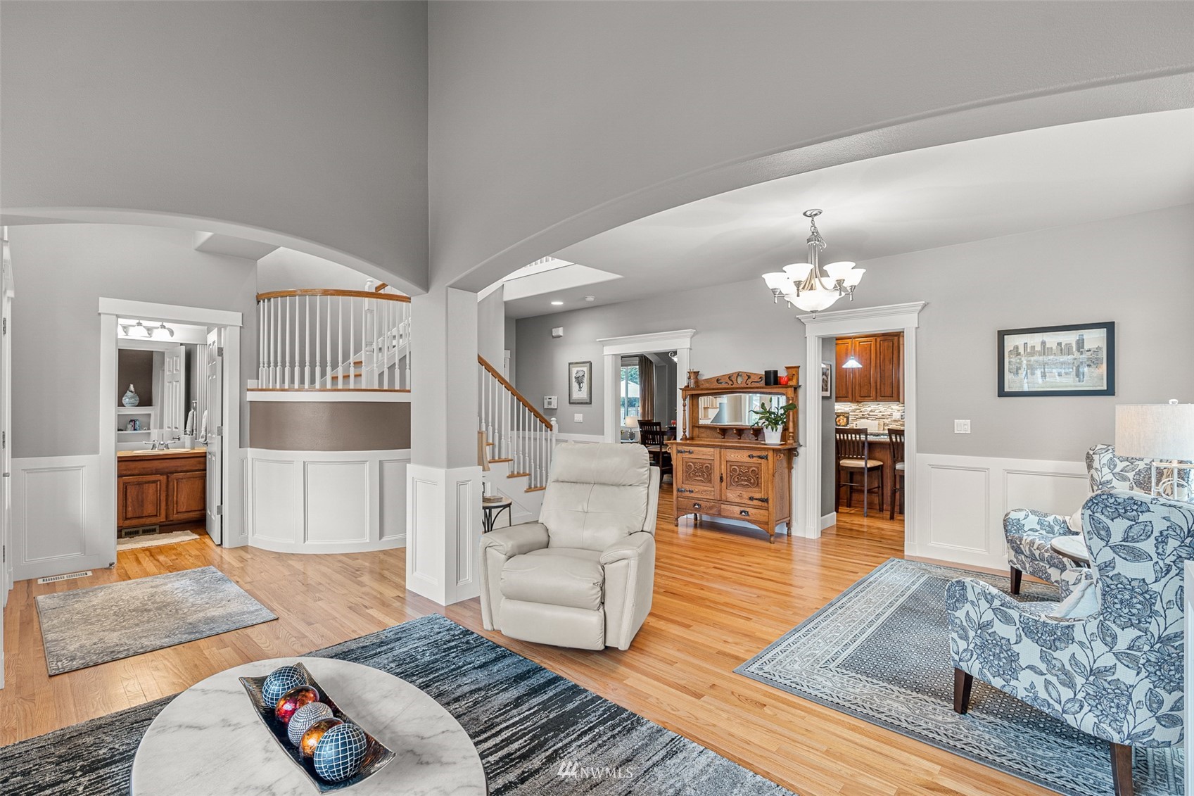 22404 5th Place West Bothell, WA 98021 - Photo 11 of 40 a living room with furniture and wooden floor