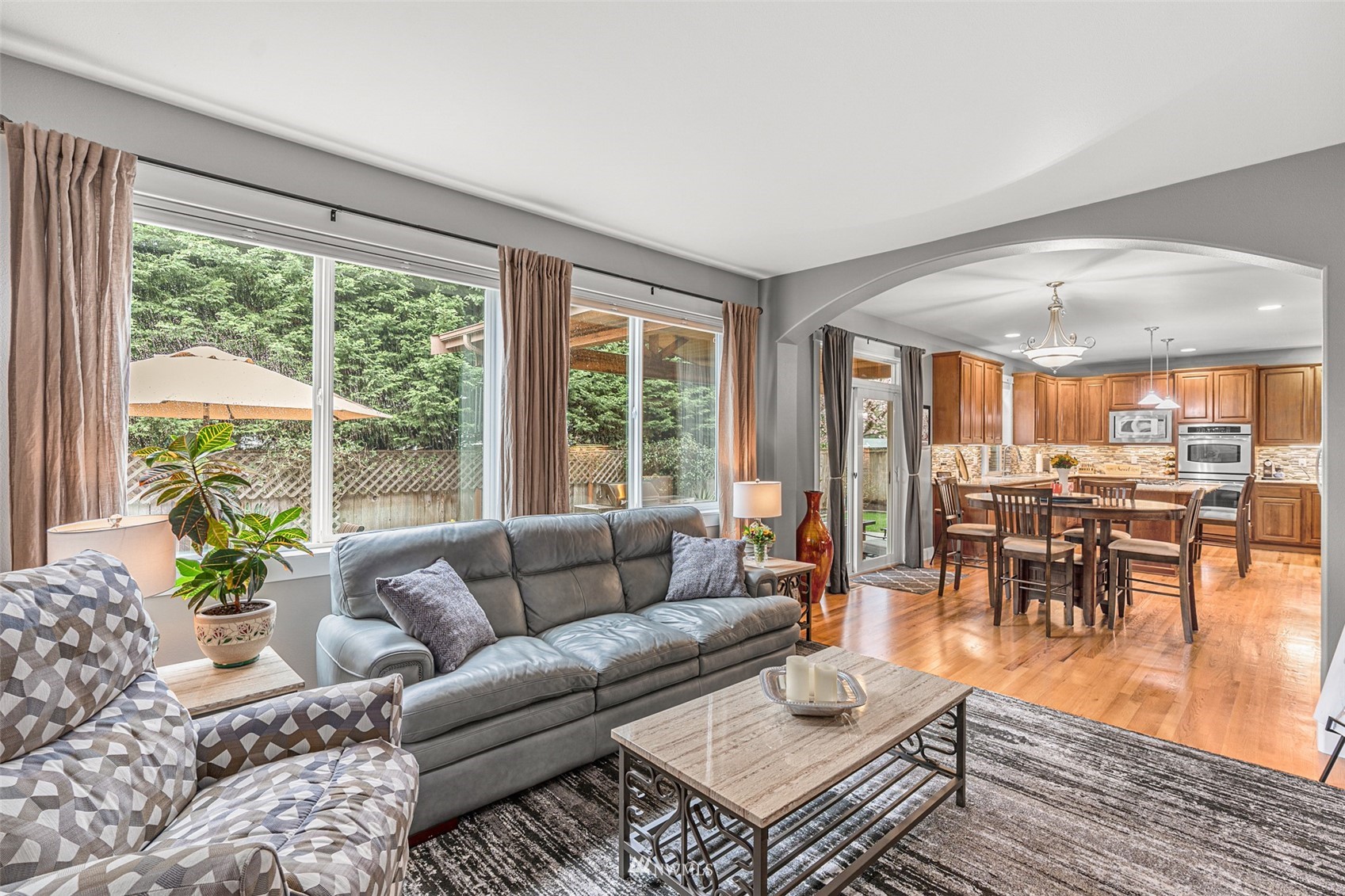 22404 5th Place West Bothell, WA 98021 - Photo 23 of 40 a living room with furniture and a large window
