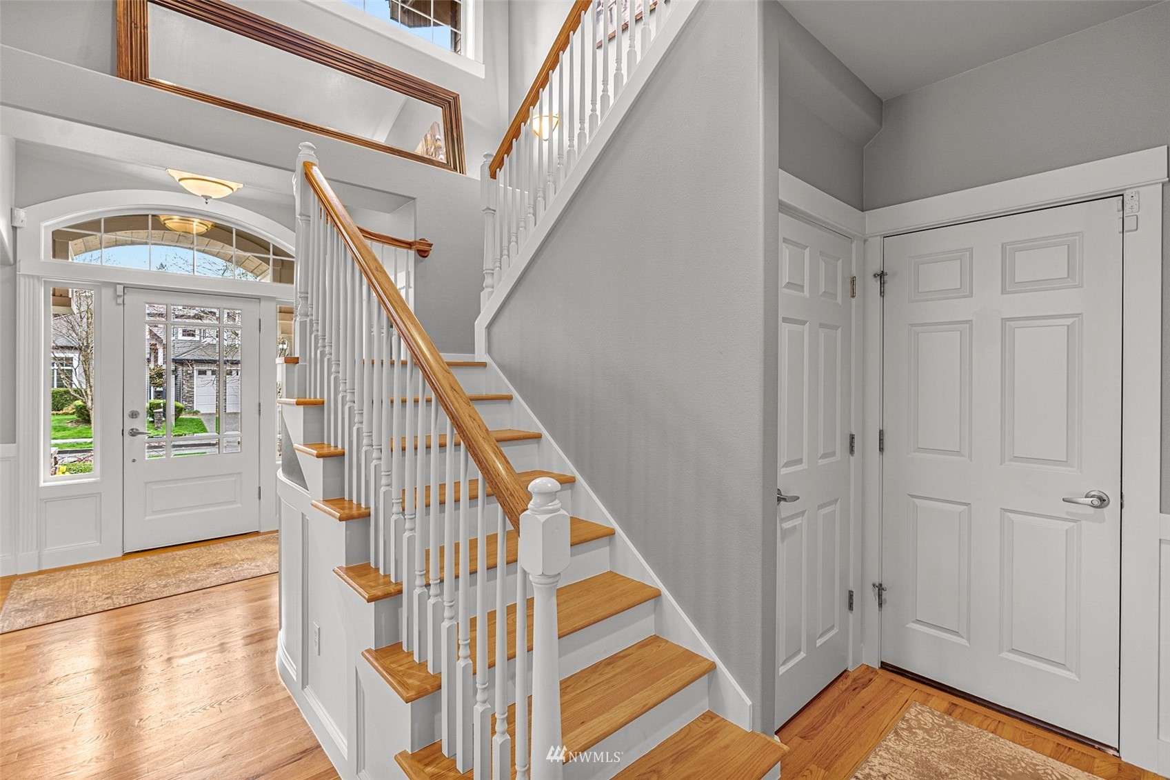 22404 5th Place West Bothell, WA 98021 - Photo 25 of 40 a view of staircase with white walls and a window
