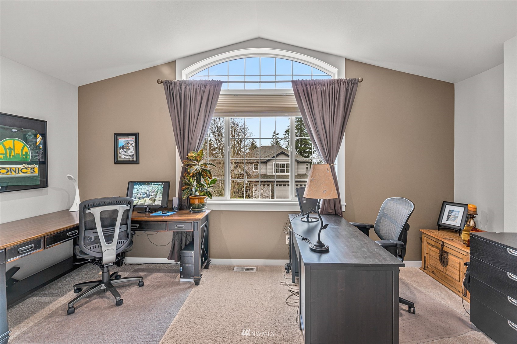 22404 5th Place West Bothell, WA 98021 - Photo 39 of 40 a view of a workspace with furniture and a window