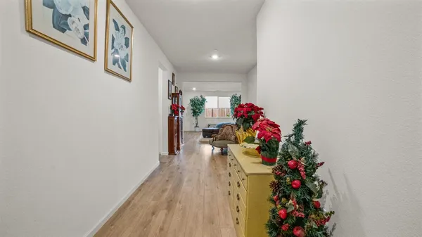 a view of a entryway of a house
