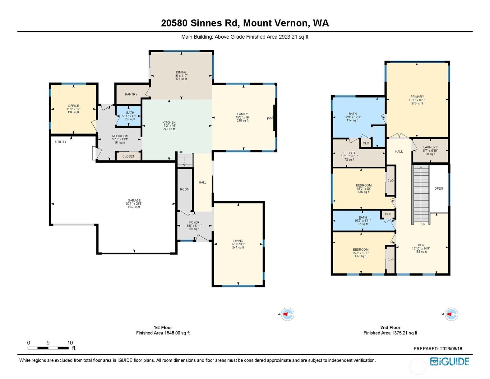 20580 Sinnes Road Mount Vernon, WA 98274 - Photo 37 of 39 a picture of a floor plan
