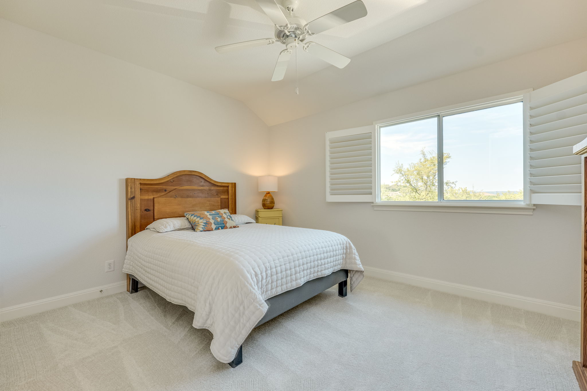4424 Lago Viento Austin, TX 78734 - Photo 27 of 38 This bedroom is located on the back of the home. This has one of the best views in the home.