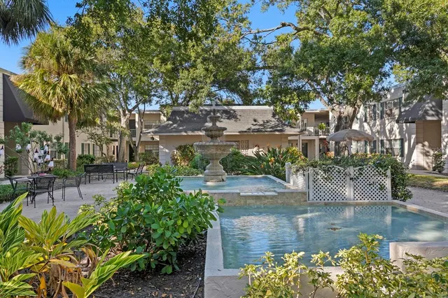 a view of swimming pool and mountain