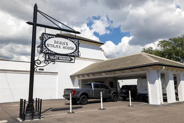 a view of a building with street