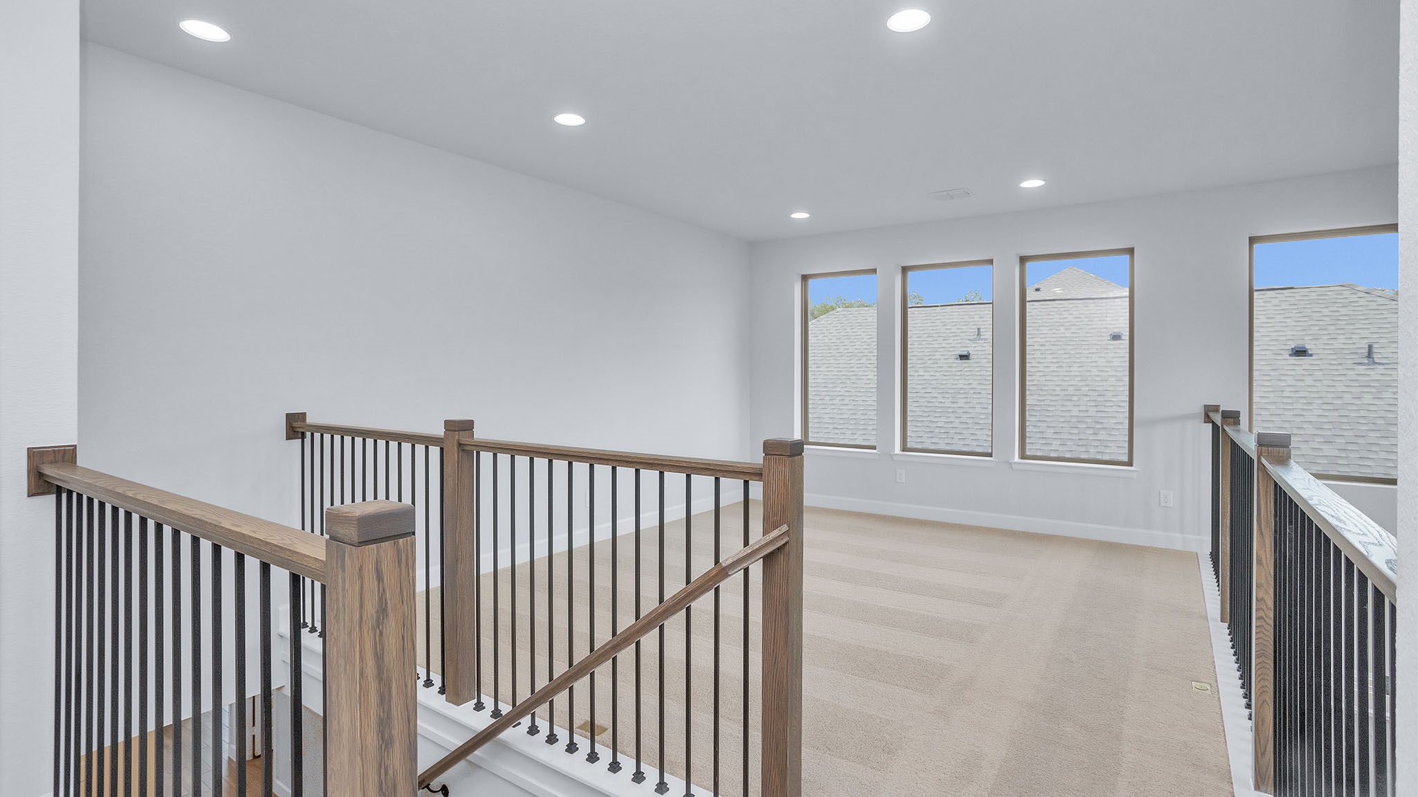 9620 Mount Brewer Lane Porter, TX 77365 - Photo 15 of 25 a view of hallway with wooden floor