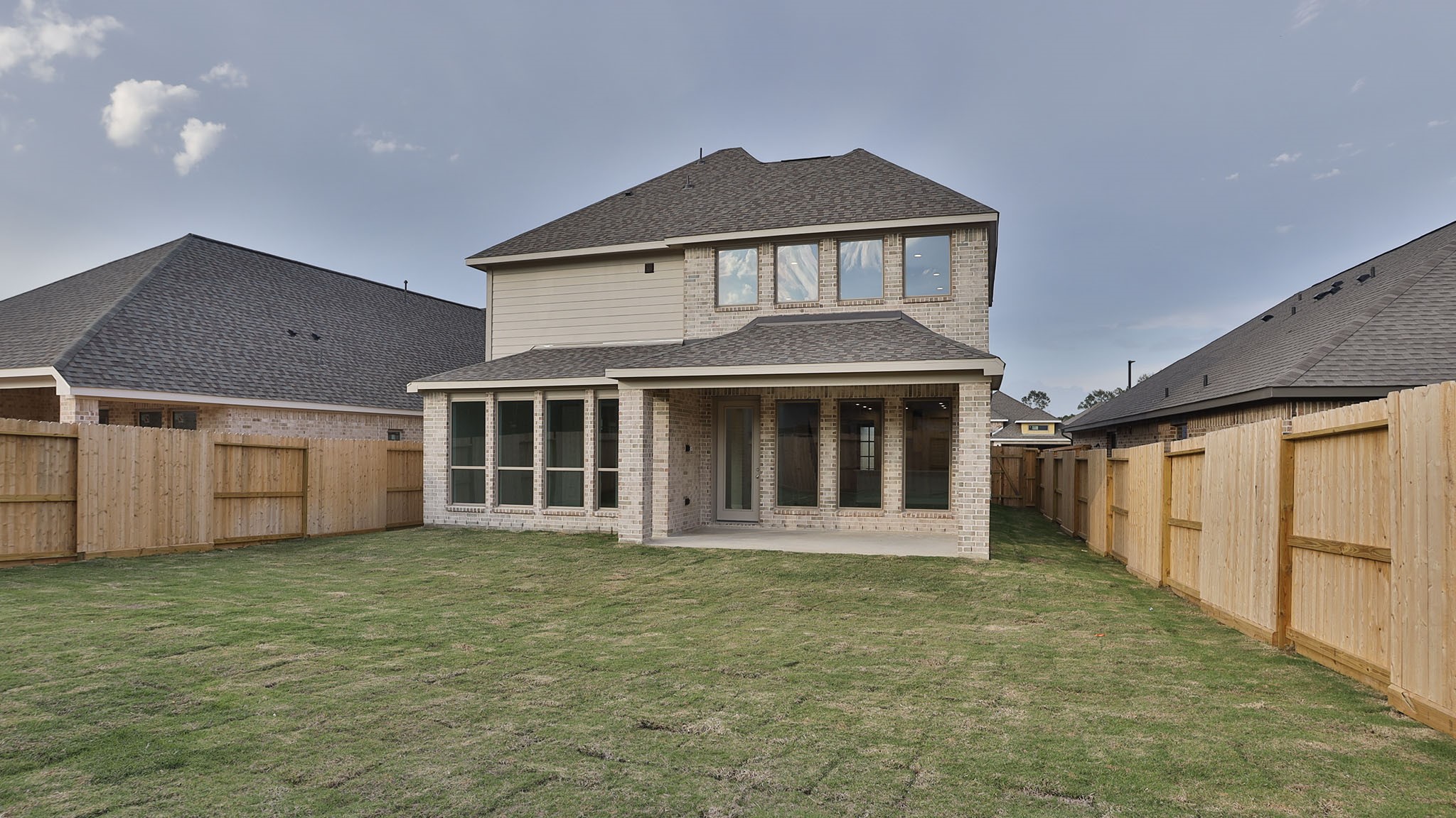 9620 Mount Brewer Lane Porter, TX 77365 - Photo 17 of 25 a view of a house with a yard