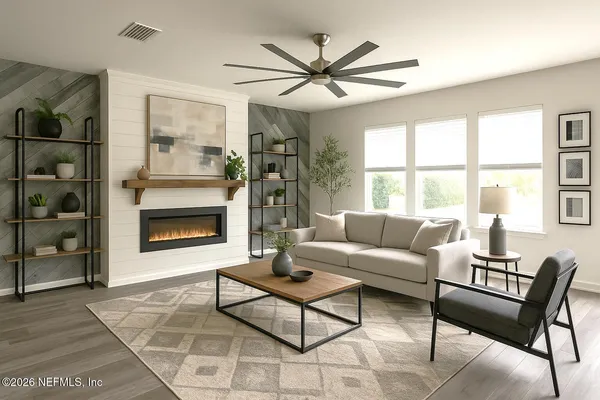 a view of a house with backyard