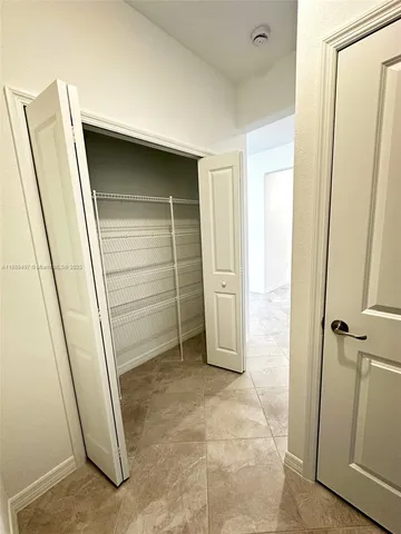 a view of closet area