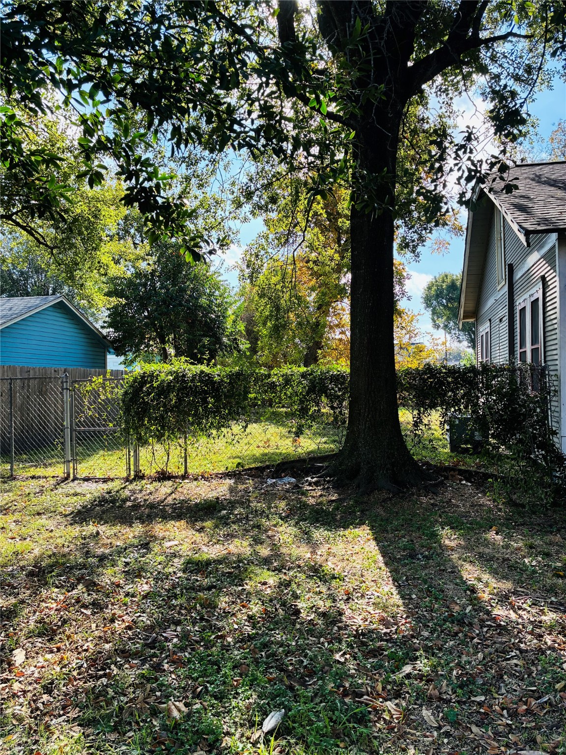 702 Caplin Street Houston, TX 77022 - Photo 18 of 18 a view of backyard with green space