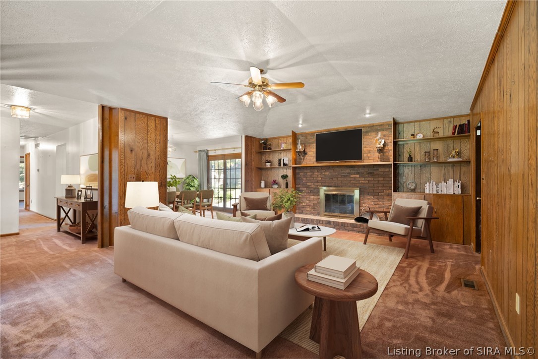 8886 Rufing Road Greenville, IN 47124 - Photo 25 of 77 VIRTUAL STAGING LIVING ROOM