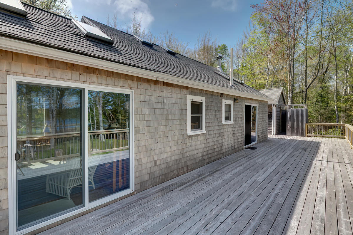 429 West Bay Road Gouldsboro, ME 04607 - Photo 37 of 55 Full Length Water Side Deck
