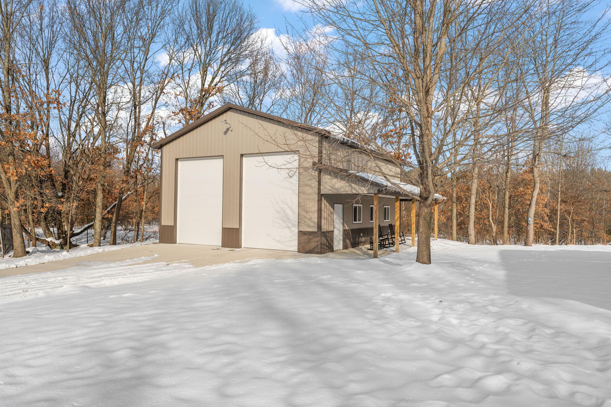 6776 Fox Crossing Knox, IN 46534 - Photo 36 of 53 a view of an house with backyard and trees