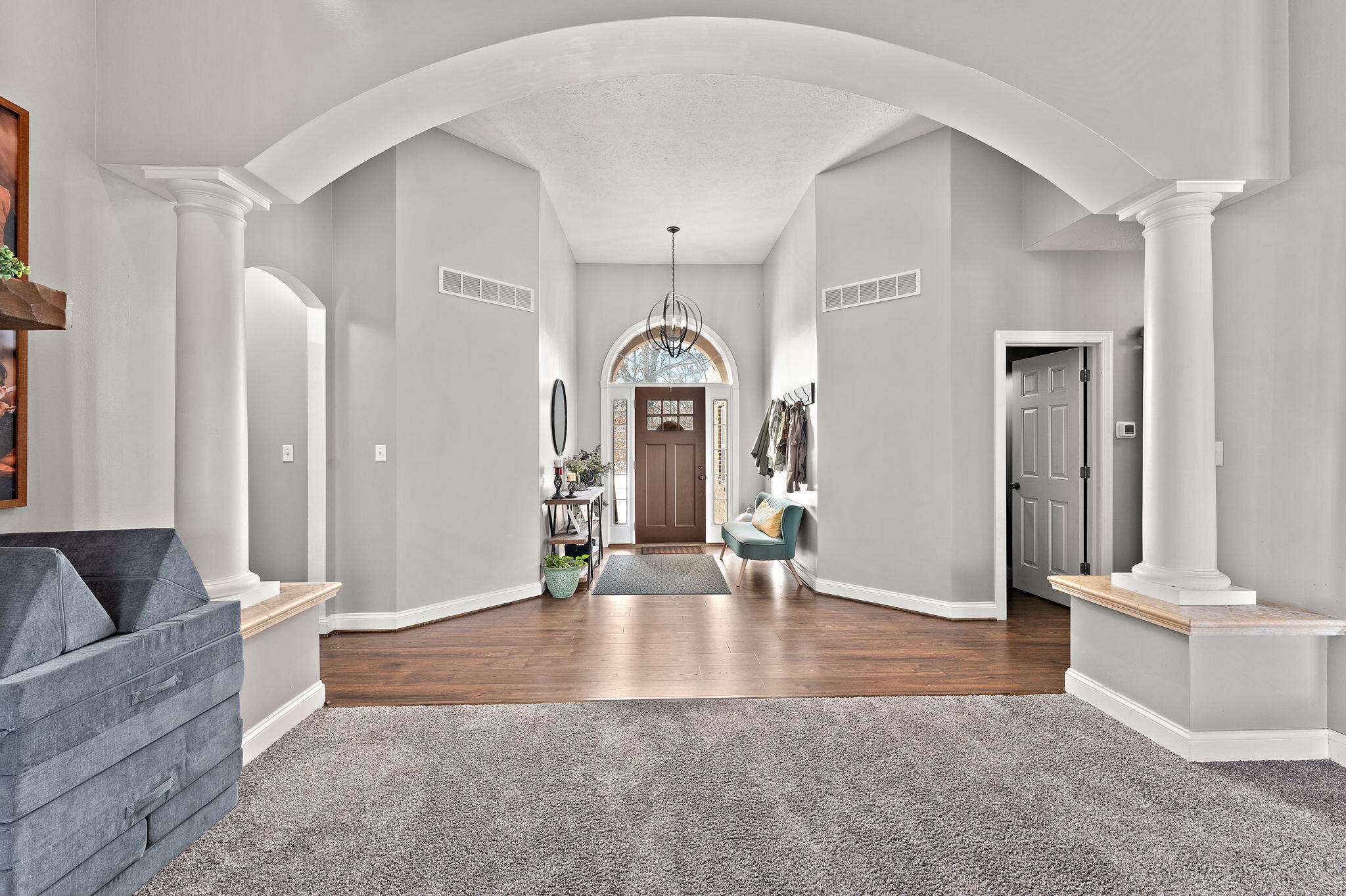 6776 Fox Crossing Knox, IN 46534 - Photo 4 of 53 a view of living room with fireplace and couches