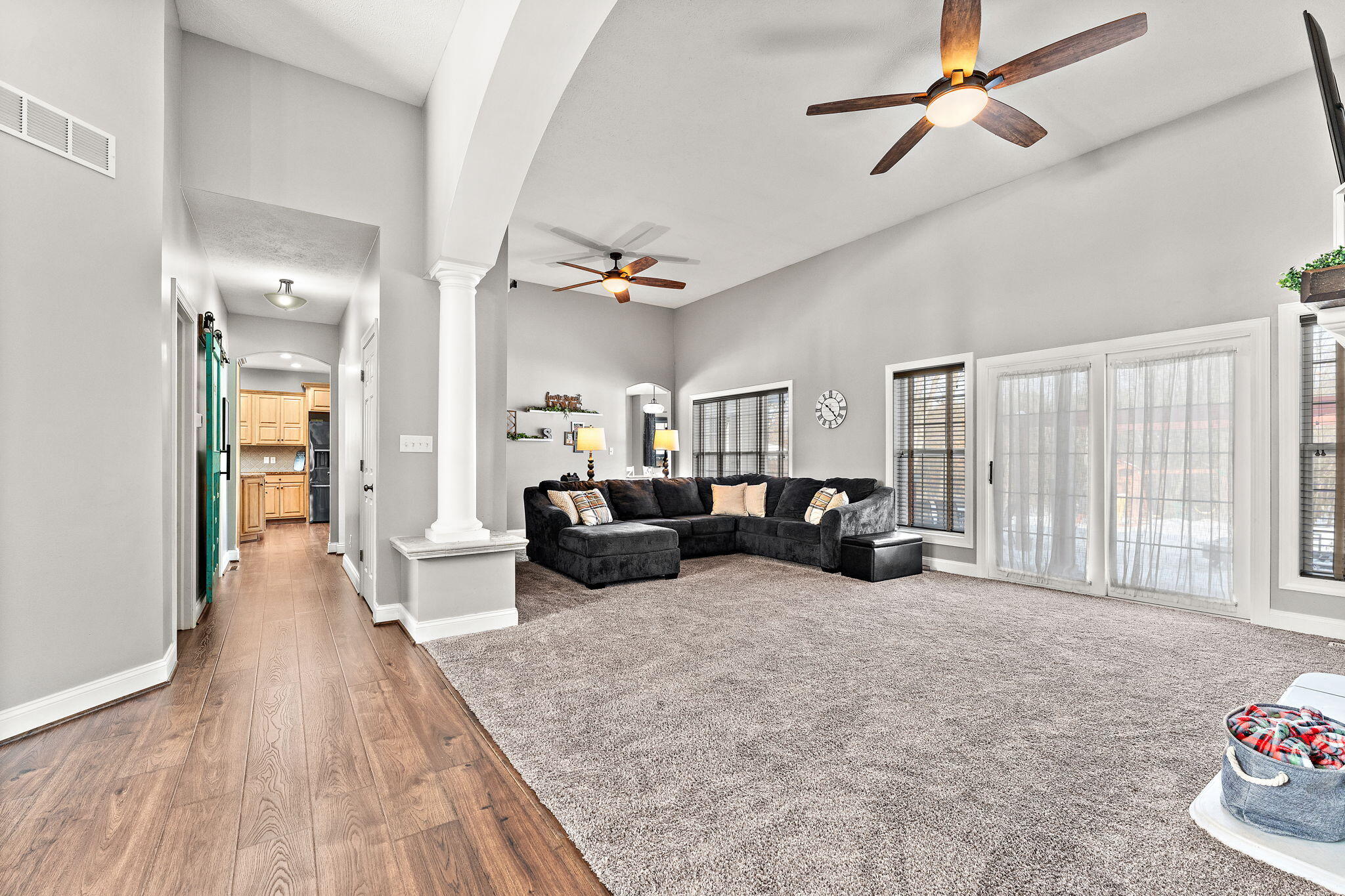 6776 Fox Crossing Knox, IN 46534 - Photo 8 of 53 a living room with furniture window and wooden floor