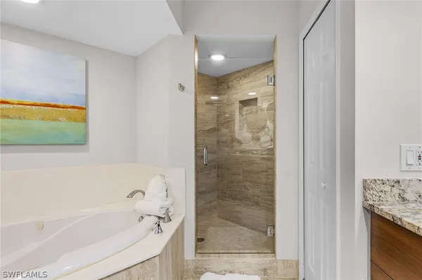 a view of a closet area