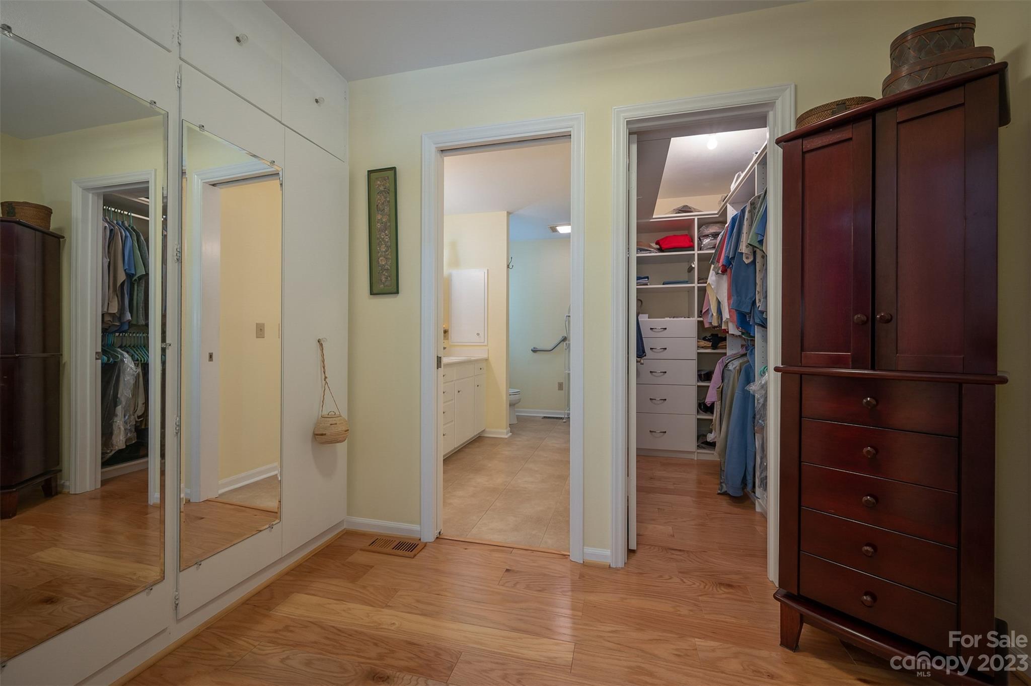 900 Club Road Tryon, NC 28782 - Photo 18 of 48 wooden floor and closet in a hall