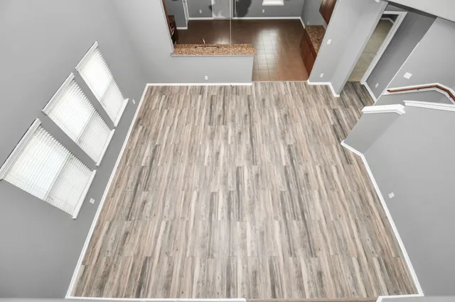 a view of wooden floor
