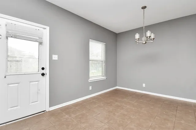 a view of a livingroom with a window