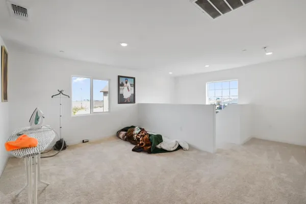 a view of a room with toys