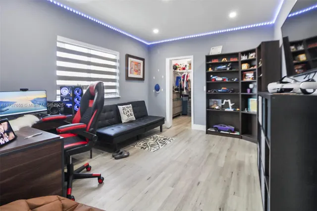 a view of a patio with swimming pool table and chairs