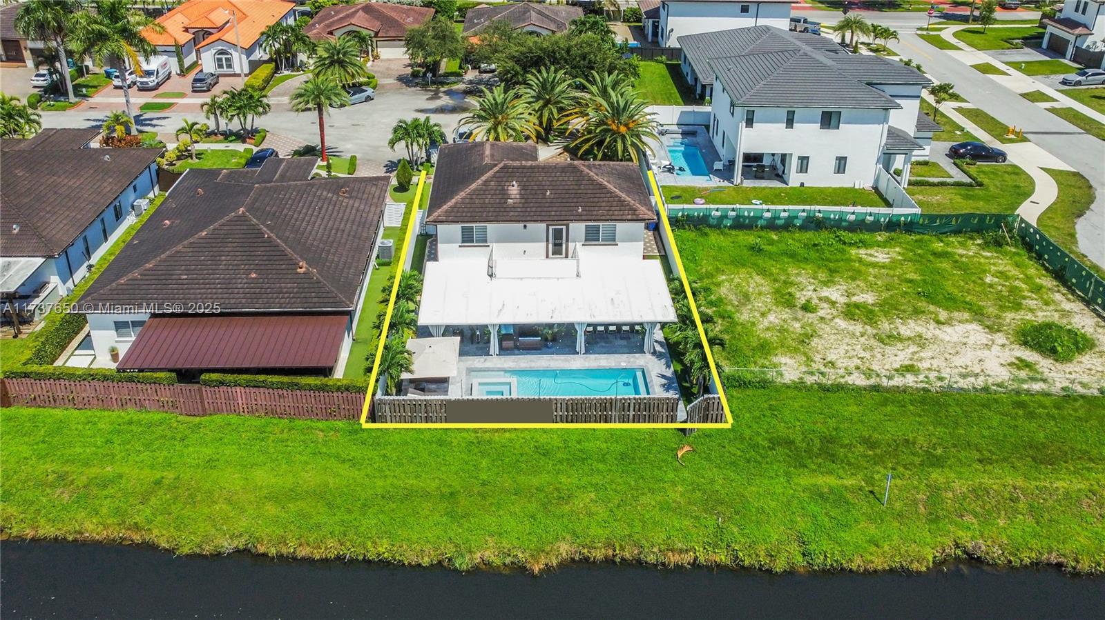 10290 Southwest 7th Terrace Sweetwater, FL 33174 - Photo 8 of 58 an aerial view of a house